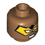 Lego hlava, tělová tmavší (6177579)